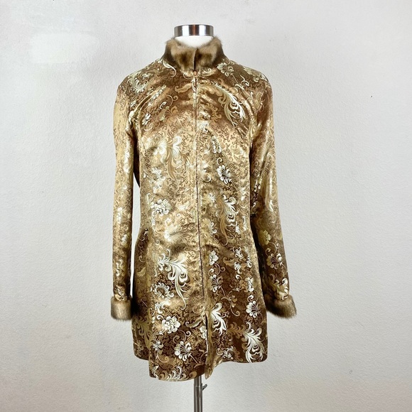 Neiman Marcus Jacket & Pant Set Asian Inspired - Picture 9 of 15